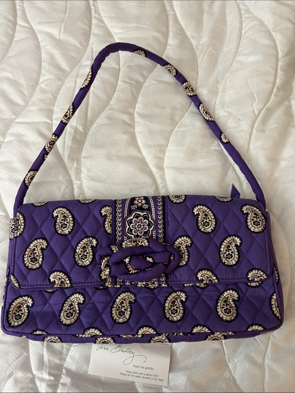 Vera Bradley Knot Just a Clutch in Simply Violet
